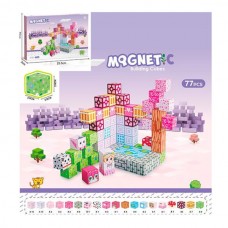 Магнитный конструктор BabyToys CH1383, 77 деталей, куб