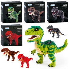 Конструктор динозавр BabyToys DM3042, 4 вида, от 1457 деталей
