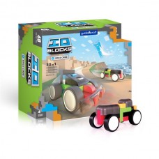 Конструктор Guidecraft IO Blocks Гоночные машины с дополненной 3d реальностью, 48 деталей G9607 Конструктор Guidecraft IO Blocks Гоночные машины с дополненной 3d реальностью, 48 деталей G9607