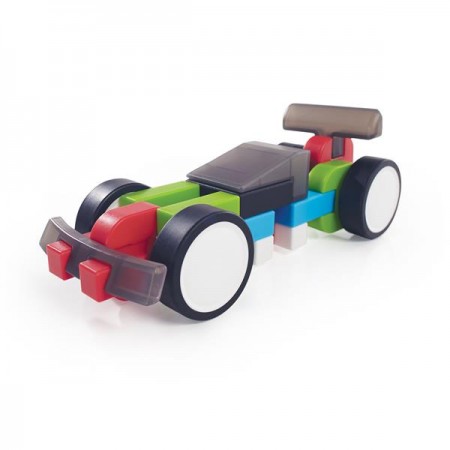 Конструктор Guidecraft IO Blocks Гоночні машини з доповненою 3d реальністю, 48 деталей G9607