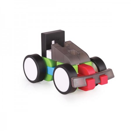 Конструктор Guidecraft IO Blocks Гоночні машини з доповненою 3d реальністю, 48 деталей G9607