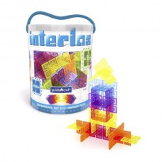 Конструктор Guidecraft Interlox Squares Квадраты, 96 деталей G16835 