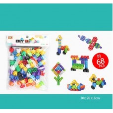 Блочный конструктор BabyToys HC 098 A 68 деталей для детей Блочный конструктор BabyToys HC 098 A 68 деталей для детей
