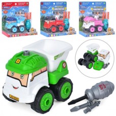 Конструктор машинка на шурупах BabyToys JD1899-3A з викруткою Конструктор машинка на шурупах BabyToys JD1899-3A з викруткою