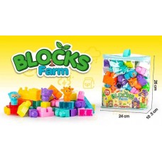 Блочный конструктор BabyToys JS 8046 54 деталей поезд Блочный конструктор BabyToys JS 8046 54 деталей поезд