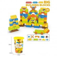 Блочный конструктор BabyToys JX 6880, 90 деталей в ведре Блочный конструктор BabyToys JX 6880, 90 деталей в ведре