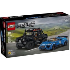 Конструктор LEGO® Speed Champions Jaguar Project 7 та Land Rover Defender 
