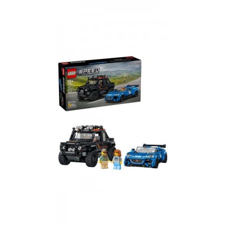 Конструктор LEGO® Speed Champions Jaguar Project 7 та Land Rover Defender