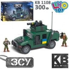Конструктор KB 1108 військова техніка, 268дет, в кор-ці