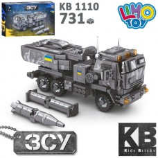 Конструктор KB 1110 військова техніка, 726 дет, в кор-ці Конструктор KB 1110 військова техніка, 726 дет, в кор-ці