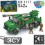 Конструктор KB 1117 військовий, машина, 510дет, в кор-ці