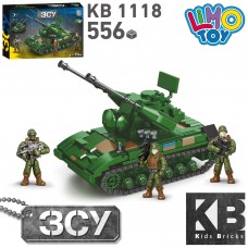 Конструктор танк военный KB 1118, 508 деталей Конструктор танк военный KB 1118, 508 деталей