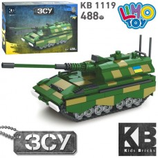 Конструктор KB 1119 військовий, танк, 488дет, в кор-ці Конструктор KB 1119 військовий, танк, 488дет, в кор-ці