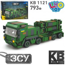 Конструктор KB 1121 військовий, машина, 793дет, в кор-ці