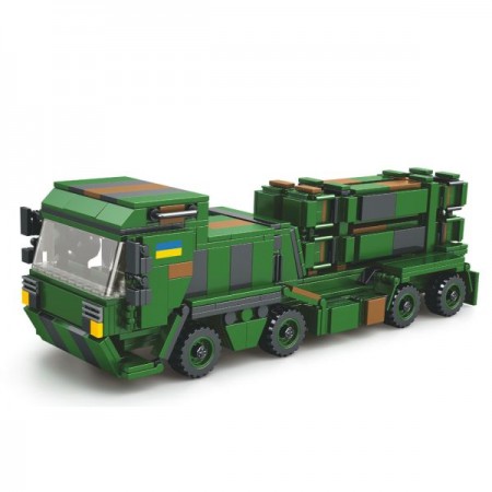Конструктор KB 1121 військовий, машина, 793дет, в кор-ці