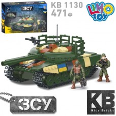 Конструктор танк KB 1130 военный, 471 деталь