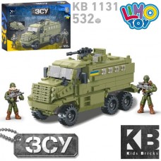 Конструктор военной техники KB 1131 машина и фигурки 532 детали