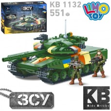 Конструктор танк военный KB 1132, 551 деталей