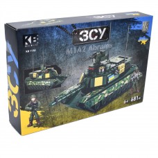 Конструктор танк M1A2 Abrams KB 1136 военный 681 деталь Конструктор танк M1A2 Abrams KB 1136 военный 681 деталь