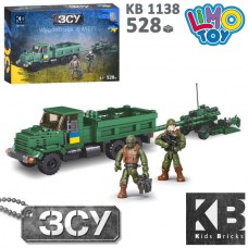 Конструктор военной техники KB 1138 гаубица М777 528 деталей Конструктор военной техники KB 1138 гаубица М777 528 деталей