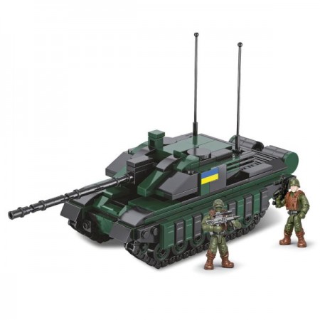 Конструктор KB 1144 військовий, танк, Challenger 2, фігурки, 407дет, в кор-ці Конструктор KB 1144 військовий, танк, Challenger 2, фігурки, 407дет, в кор-ці