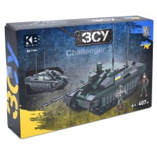 Конструктор военный танк Challenger 2 KB 1144, 407 деталей