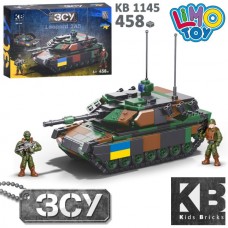 Конструктор KB 1145 військовий, танк, Leopard 2A5, 458дет, в кор-ці Конструктор KB 1145 військовий, танк, Leopard 2A5, 458дет, в кор-ці