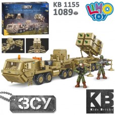 Конструктор KB 1155 военная техника с фигурками, 1089 деталей Конструктор KB 1155 военная техника с фигурками, 1089 деталей