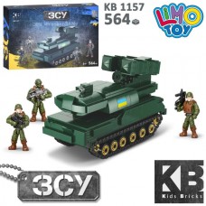 Конструктор военный KB 1157 зенитно-ракетный, 564 детали Конструктор военный KB 1157 зенитно-ракетный, 564 детали