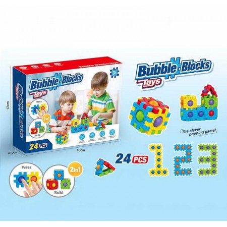 Конструктор BabyToys KP 03 блочний 24 деталі 2 в 1