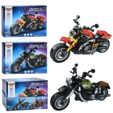 Конструктор мотоцикл BabyToys L33022, 2 модели, 253 деталей