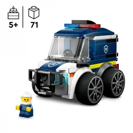 Конструктор LEGO City Автомобили — Полицейский грузовик 71 Деталь Конструктор LEGO City Автомобили — Полицейский грузовик 71 Деталь