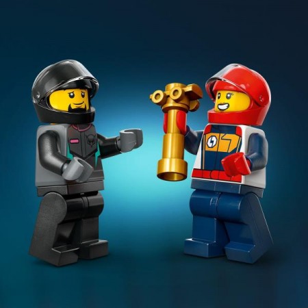 Конструктор LEGO City Картинг и гонщики 99 деталей Конструктор LEGO City Картинг и гонщики 99 деталей