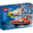 Конструктор LEGO City Лодка пожарной бригады 144 детали