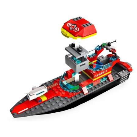 Конструктор LEGO City Лодка пожарной бригады 144 детали Конструктор LEGO City Лодка пожарной бригады 144 детали