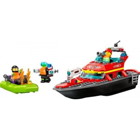 Конструктор LEGO City Лодка пожарной бригады 144 детали Конструктор LEGO City Лодка пожарной бригады 144 детали