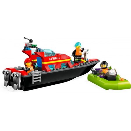 Конструктор LEGO City Лодка пожарной бригады 144 детали Конструктор LEGO City Лодка пожарной бригады 144 детали