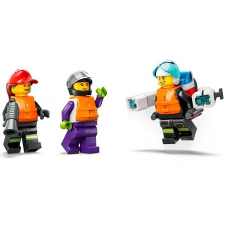 Конструктор LEGO City Лодка пожарной бригады 144 детали Конструктор LEGO City Лодка пожарной бригады 144 детали