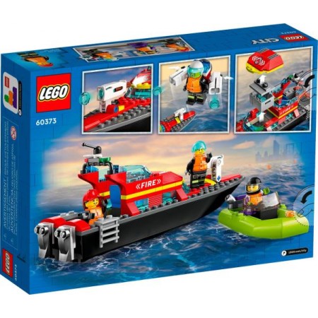 Конструктор LEGO City Лодка пожарной бригады 144 детали Конструктор LEGO City Лодка пожарной бригады 144 детали