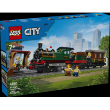 Конструктор LEGO® City Старинный паровоз, 575 деталей Конструктор LEGO® City Старинный паровоз, 575 деталей