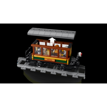 Конструктор LEGO® City Старовинний паровоз, 575 деталей