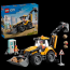 Конструктор LEGO® City Жовтий екскаватор-навантажувач - Будівельна іграшка, 301 деталей Конструктор LEGO® City Жовтий екскаватор-навантажувач - Будівельна іграшка, 301 деталей