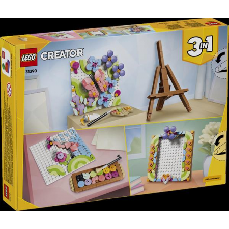 Конструктор LEGO® Creator 3 в 1 Декоративний живопис «Квіткове мистецтво», 348 деталі