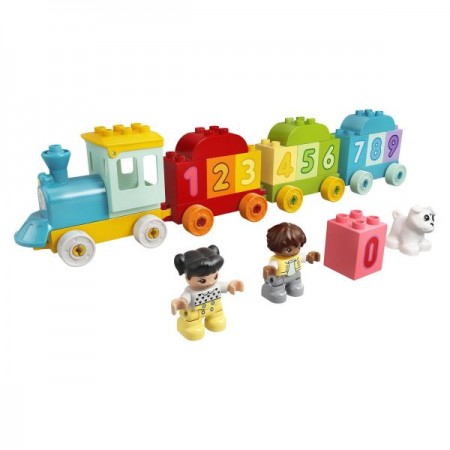 Конструктор LEGO DUPLO Creative Play Поїзд із цифрами Вчимося рахувати 23 деталі Конструктор LEGO DUPLO Creative Play Поїзд із цифрами Вчимося рахувати 23 деталі
