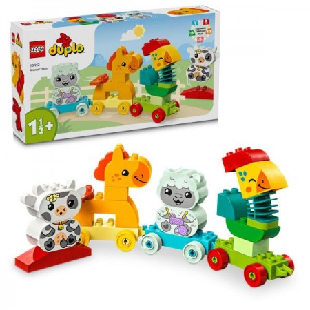 Конструктор LEGO DUPLO My First Мой первый поезд с животными 19 деталей