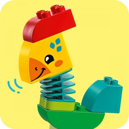 Конструктор LEGO DUPLO My First Мой первый поезд с животными 19 деталей