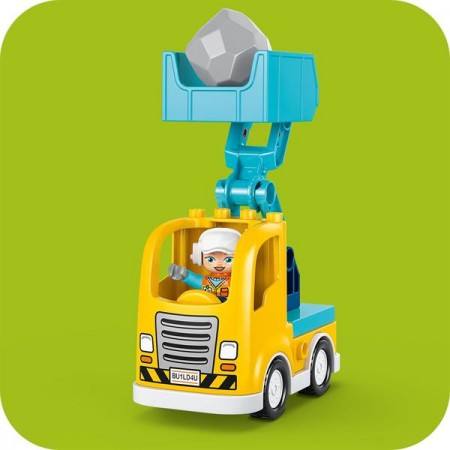 Конструктор LEGO DUPLO Town 3-в-1 Будівельна техніка 22 Деталі Конструктор LEGO DUPLO Town 3-в-1 Будівельна техніка 22 Деталі