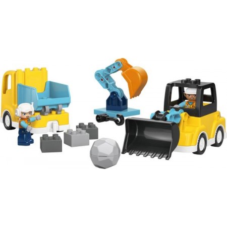 Конструктор LEGO DUPLO Town 3-в-1 Будівельна техніка 22 Деталі Конструктор LEGO DUPLO Town 3-в-1 Будівельна техніка 22 Деталі