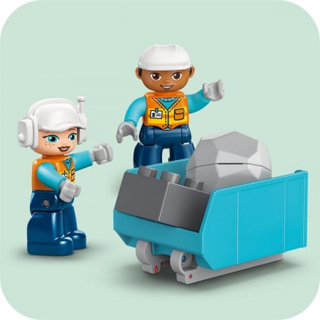 Конструктор LEGO DUPLO Town 3-в-1 Будівельна техніка 22 Деталі Конструктор LEGO DUPLO Town 3-в-1 Будівельна техніка 22 Деталі