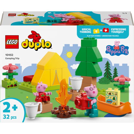 Конструктор LEGO DUPLO Свинка Пеппа Туристичний похід 32 деталі Конструктор LEGO DUPLO Свинка Пеппа Туристичний похід 32 деталі